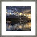 The Quiet Sunrise - Tofino Bc Framed Print