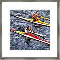 The Race Is On Framed Print