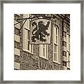 The Red Lion Framed Print