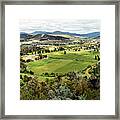 The River Meanders Framed Print