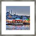 The Riverboats Of Istanbul Framed Print
