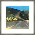 The Road Through Davis Mountains #2 Framed Print