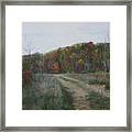 The Road To Autumn Framed Print