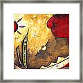 The Road To Life Original Madart Painting Framed Print