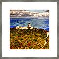 The Road Up To Brasstown Bald Framed Print