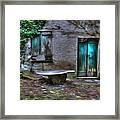 The Round Table House In The Abandoned Village Of The Ligurian Mountains High Way In Arena Framed Print