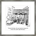 The Royal Couple Are Staying Here Framed Print
