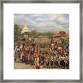 The Royal Procession Framed Print