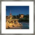 The Seahorse Fountain Framed Print