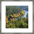 The Spokane River Framed Print