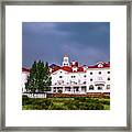 The Stanley Hotel - Estes Park Colorado Framed Print