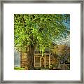 The Stone Cottage On A Spring Evening Framed Print