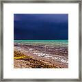 The Storm And The Paddle Boarder Framed Print