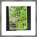 The Studio Window Framed Print