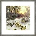 The Sun Had Closed The Winter's Day Framed Print