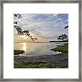 The Suns Retreat - Assateague Island - Maryland Framed Print