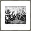 The Surrender Of Cornwallis At Yorktown Framed Print