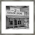 The Taylor Ranch Store Framed Print