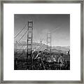The Tourists - Golden Gate Framed Print