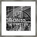 The Tourists - Toronto Framed Print