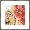 The Travelling Buddha Statue Framed Print