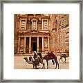 The Treasury Of Petra Framed Print