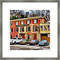 The Trolley Stop Framed Print