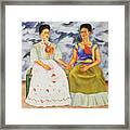 The Two Fridas Framed Print