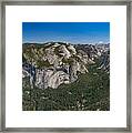 The Valley And Four Falls Framed Print