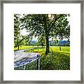 The Valley At Cades Cove Framed Print