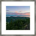 The View From Mt Erie Framed Print