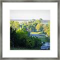 The View From The Hill Framed Print