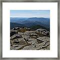 The View North From Mt. Marcy Framed Print
