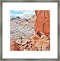 The Wall At Valley Of Fire Framed Print