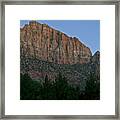 The Watchman And The Moon Framed Print