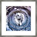 The Way A Droplet Comes Apart Framed Print