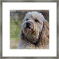 The Way Golden Doodle Framed Print