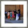 The Wedding Party Detail Framed Print