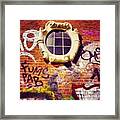 The Window In The Wall. Amsterdam Framed Print