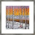 The Wood Lot Framed Print