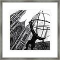 The World On His Shoulders Framed Print