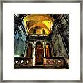 The Yellow Light Church 1 - La Chiesa Della Luce Gialla 1 Framed Print