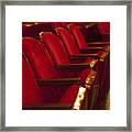 Theater Seating Framed Print