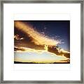 There Are Some Excellent #clouds Framed Print