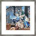 Theseus Crowned With A Laurel Wreath After Slaying The Centaur Bianor Framed Print