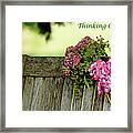 Thinking Of You Framed Print