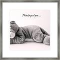 Thinking Of You Framed Print