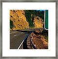 This Is A Road Sign That Says Panorama Framed Print