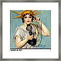 This Is Liberty Speaking - Ww1 Framed Print