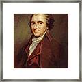 Thomas Paine Common Sense Founding Fathers Signature Portrait Framed Print